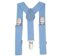NestNook Bretelles en forme de Y pour enfants garçons et filles, gris/bleu, taille unique