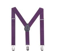 NestNook Bretelles pour Enfants en Forme de Y Suspenders pour Garçons et Filles, violet, taille unique