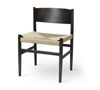 Nestor Chaise de Table à Manger Hêtre Gris Circa /Fil de Papier
