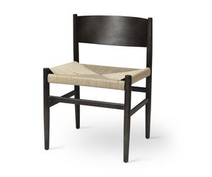Nestor Chaise de Table à Manger Hêtre Gris Circa /Fil de Papier