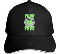 NESYUFF Casquette de Baseball Snapback Sun Hat Thee Oh Sees Hommes Thee Oh Sees A Weird Exits Manches Courtes Casquette de Baseball Casquettes personnalisées Femmes Chapeaux Hommes Cadeau de Noël