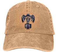 NESYUFF Casquette de Baseball Snapback Sun Hat Washed Casquette de Baseball pour Homme The Binding of Isaac Rebirth Wrath of The Lamb Game Dogma Trucker Snapback Caps Dad Hat Golf Hats Cadeau de Noël