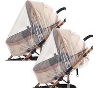 Net Bébé, 380 Dpi Mesh Respirant Protection Du Soleil Portable Léger, Filet Pour Berceau - 2x Couvercle De Pèle
