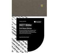 NET Bible, Full-notes Edition, Cloth over Board, Gray, Comfort Print: Holy Bible