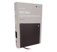 NET Bible, Large Print Thinline with Cross References, Hardcover, Comfort Print