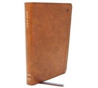 NET Bible Thinline Large Print Leathersoft Brown Comfort Print by Thomas Nelson Thomas Nelson (Auteur)