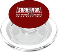 Net Cancer Survivor Chemise - Sensibilisation aux néocrines PopSockets PopGrip pour MagSafe