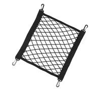 Net de cargaison élastique - porte-casque de moto pour stockage extérieur | Construction en polyester, conception résistante aux intempéries avec une configuration à crochet rapide pour les scooters à