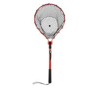 Net de pêche à la pêche - filet d'atterrissage pliable, pôle télescopique | Mesh enduit en silicone, équipement portable ultra léger pour les pêcheurs, outil compact de capture de poisson pour le