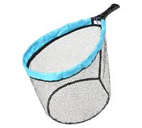 Net de pêche avec poignée - 15,35x10,63 pouces filets d'atterrissage pliables, équipement de capture flexible pour les écrevisses de crevettes à truite d'eau salée en eau salée, pour outil d'équipemen
