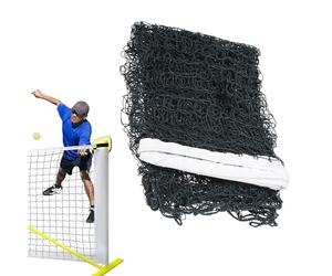 Net de remplacement de balle de cornichon, réglementation Net à balle de cornichon - Règlement standard en intérieur Pickle Ball Court Netting - Fournitures de pratique sportive portables pour le voll