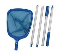 Net de Skimmer de la Piscine Fonctionnelle | Outil de Maintenance de la Piscine de Grande capacité pour Les Feuilles/débris/bacs à remous | 4 - Pôle Extensible de Section,