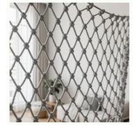 Net d'escalade Robuste - 300x300cm Corde Artisanale Net de sécurité pour l'aire de Jeux extérieure/intérieure, Le Balcon, Les escaliers et la Protection de la clôture - Filet de Cargaison
