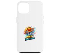 Net Motion Ballon de Basket Swirl Energy Dynamic Sports Design Coque pour iPhone 13