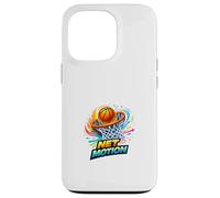 Net Motion Ballon de Basket Swirl Energy Dynamic Sports Design Coque pour iPhone 13 Pro