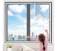 Net Moustiquaire Porte Fenetre 120x155cm Blanc Moustiquaire Fenêtre Rideau Store Moustiquaire Fenetre Enroulable Moustiquaire Baie Vitree