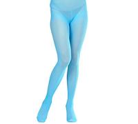 NET TOYS Collant Bleu 40 DEN pour Femme - Bleu M/L (FR 40-46) - Accessoire Unisexe Polyvalent Collant Fin schtroumpfette - Exactement ce qu'il Faut pour Carnaval & soirée déguisée