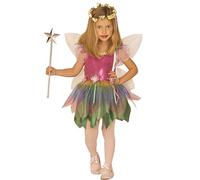 NET TOYS Costume Petite fée Déguisement d'enfant fadette S 128 cm 5-7 Ans Tenue Clochette pour Fille Habits Papillon Fillette vêtements d'elfe Enfant Mascarade Personnage de Conte