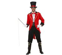 NET TOYS Déguisement de dompteur de Cirque Costume Monsieur Loyal M 52 Uniforme de Cirque Costume d'artiste Homme Foire Uniforme Costume de Carnaval dresseur de Fauves Costume de Carnaval Homme