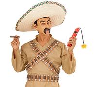 NET TOYS Dynamite de farces et attrapes Fausse Bombe Bâton de Dynamite en Plastique Cowboy braqueur de Banque explosif Mexique Bandit Poudre déguisement Accessoire Costume