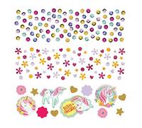 NET TOYS Magnifiques confettis de fête Licorne - 34g - Ravissante déco de Table Unicorn Article de fête - Idéal pour goûter d'anniversaire & fête d'enfants