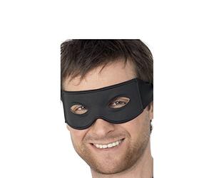 NET TOYS Masque Zorro Noir Masque de Bandit Masque de Zorro Loup Masque de déguisement Bandit Bal masqué