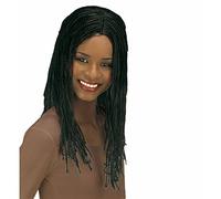 NET TOYS Perruque pour Femme Rasta Nara Reggae Tresses Perruque Rasta Jamaïque Rastafari Perruque pour Dame Carnaval Mardi Gras Perruque Afro Africaine
