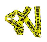 NET TOYS Ruban de Signalisation Bande Jaune Zone Interdite Déco Halloween Party Ruban Crime Scene Article de Fête