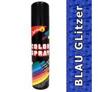 NET TOYS Spray à Paillettes Bleu - Laque Cheveux Paillettes - Colorspray - Coloration des Cheveux - Spray pour Cheveux Bleu - Laques pour Cheveux - Colorsprays - Coloration des Cheveux