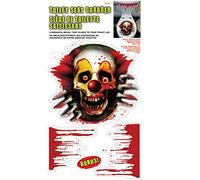 NET TOYS Sticker WC Halloween Déco Salle de Bain Horreur 3 pièces Autocollant Toilette Effrayant Tête de Mort Stickers Fête d'halloween Décor
