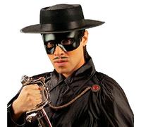 NET TOYS Zorro Masque Masque de Bandit Noir Masque de Zorro Bandit Masque Masque de Voleur Loup Costume Accessoire