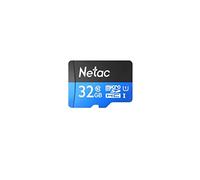 NETAC Carte Micro SDHC P500 32 Go UHS-1 U1 + Adaptateur SD, 80 Mo/s