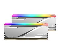 Netac RGB DDR5 7200 MHz 32 Go (2 x 16 Go) CL34 288 Broches pour XMP3.0 avec dissipateurs Thermiques RVB, mémoire d'ordinateur Compatible - Argent