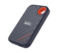 Netac ZX20 2 to Disque SSD NVMe Portable Extreme SSD 2 to, USB-C, jusqu'à 2000 Mo/s en Vitesse de Lecture et 1 700 Mo/s en Vitesse d'écriture, Robuste et étanche, Boucle Mousqueton