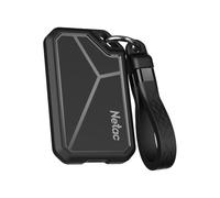 Netac ZX20V SSD portable de 2 To, jusqu'à 2 050 Mo/s en lecture et 1 800 Mo/s en écriture, USB 3.2 Gen 2 x 2 20 Gbit/s USB-C SSD externe avec manchon de protection en silicone pour téléphone, PC