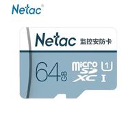 ( NetacTF-P500af-064G) Netac-Carte Micro SD pour téléphone, 32 Go, 64 Go, 80 Mo, 128 Go, U1, C10 TF, carte mémoire Flash pour importateur, surveillance