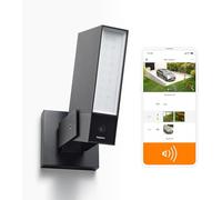 Netatmo Caméra de Surveillance Extérieure Intelligente avec Sirène 105dB, WiFi, Eclairage Intégré 12W, Détection des Mouvements, Vision Nocturne, Vidéo HD, Stockage Local, Aucun Abonnement, NOC-S-AMZ