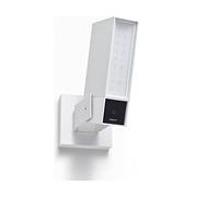 Netatmo Caméra de Surveillance Extérieure Intelligente avec Sirène, Plastique, Blanche, 1 Unité, NOC-S-W-EC
