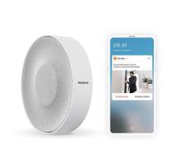 Netatmo NIS01-IT Sirène Interne Intelligente, sans Fil, 110 DB, Activation/désactivation Automatique, sans abonnement, alimenté par Piles ou par câble