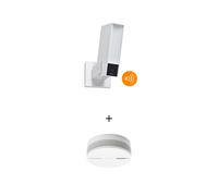 NETATMO NOC-S-W-PRONETATMO NOC-S-W-Pro Caméra extérieure Intelligente avec sirène Couleur : Blanc
