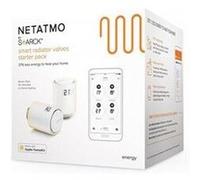 Netatmo "starter pack" - kit de démarrage de deux têtes thermostatiques sans fil & passerelle relais wifi G