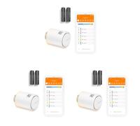 Netatmo Tête Thermostatique Connectée et Intelligente - Contrôle à Distance - Économie d'énergie - Accessoire pour Le Thermostat Intelligent et pour Le Pack pour Chauffage collectif, NAV -AMZ