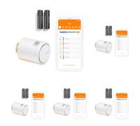 Netatmo Tête Thermostatique Connectée et Intelligente - Contrôle à Distance - Économie d'énergie - Accessoire pour Le Thermostat Intelligent et pour Le Pack pour Chauffage collectif, NAV -AMZ