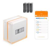 Netatmo Thermostat Connecté et Intelligent Économe en Énergie -WiFi- Réduisez les Factures & Contrôlez le Chauffage à Distance par Application, Compatible avec les Chaudières Individuelles, NTH01-AMZ