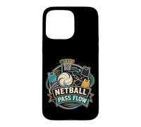 Netball Pass Flow Mouvement du Ballon vers Le Panier Coque pour iPhone 15 Pro Max