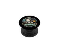 Netball Pass Flow Mouvement du Ballon vers Le Panier PopSockets PopGrip Adhésif