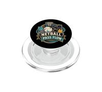 Netball Pass Flow Mouvement du Ballon vers Le Panier PopSockets PopGrip pour MagSafe