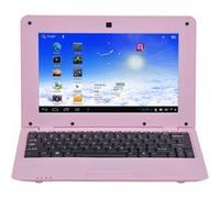 Netbook 10 Pouces Android Mini Ordinateur Portable Wifi Rj45 HDMI USB 12Go Rose