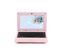 Netbook 10 Pouces Android Mini Ordinateur Portable Wifi Rj45 HDMI USB 4Go Rose