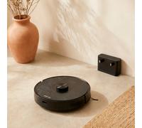 NETBOT LS80 - Robot Aspirateur Intelligent 8000 Pa Avec Fonction Serpillière Et Base De Vidange Automatique En Option Noir